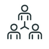 Icon mit 3 Personen 