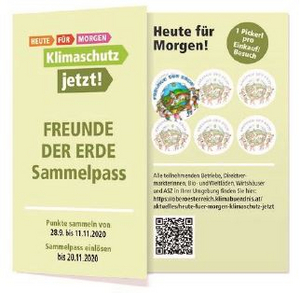 Sammelpass für die Aktion Klimaschutz jetzt